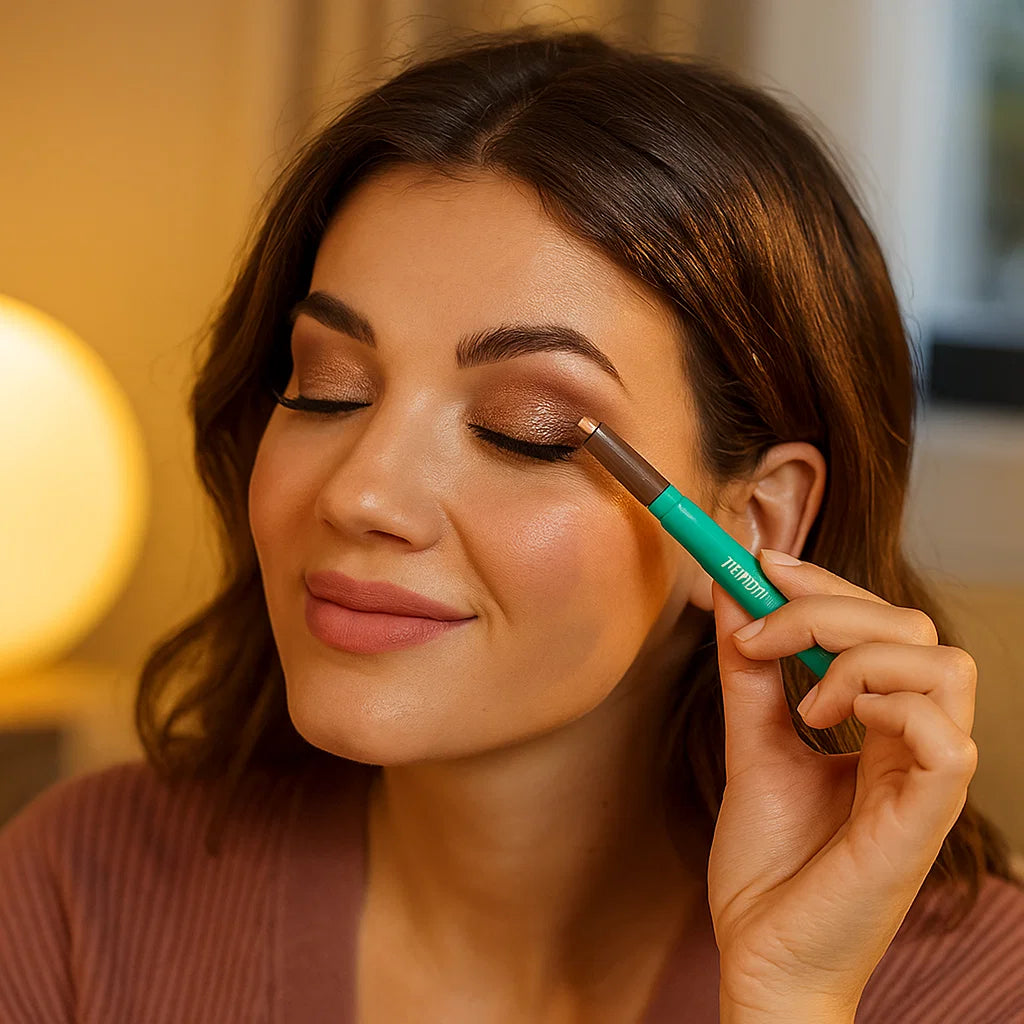 Glittrande ögonskugga-stift Carvallo