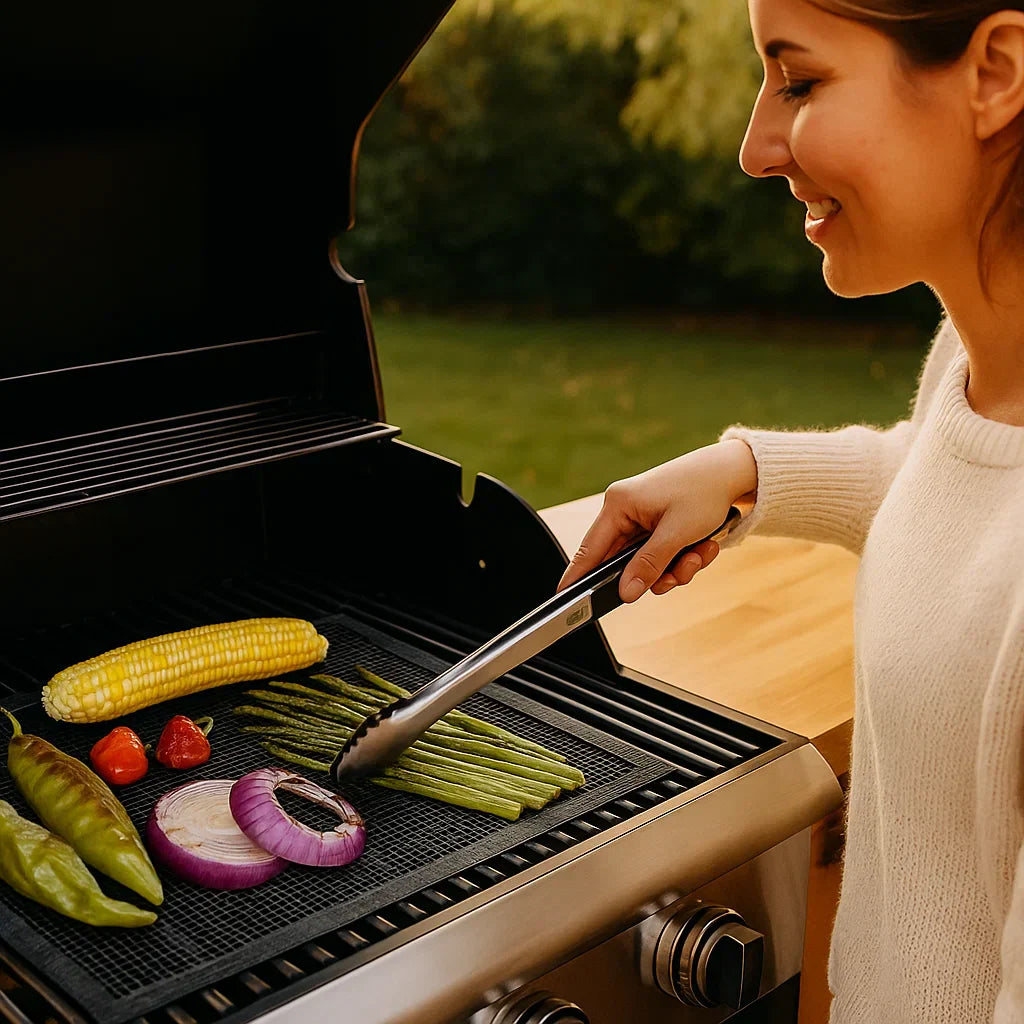 Praktiskt grillnät - Lätt att rengöra! Carvallo