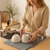 Fällbar silikon droppmatta - värmebeständigt design Carvallo