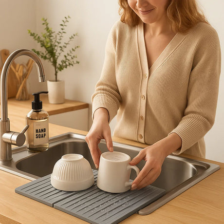 Fällbar silikon droppmatta - värmebeständigt design Carvallo