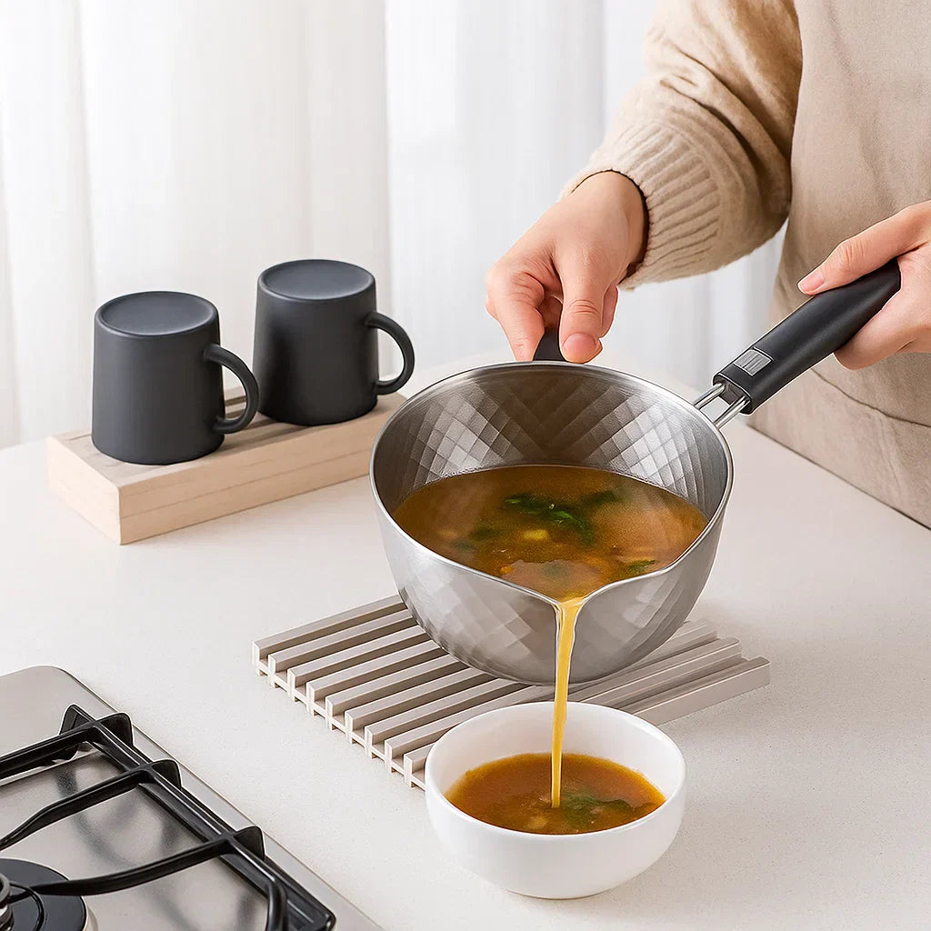 Fällbar silikon droppmatta - värmebeständigt design Carvallo