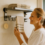 Fällbar sugkopps handdukshållare Carvallo