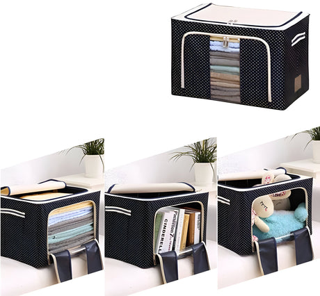 StorEase Box – Vikbar Förvaringslåda för Klädorganisation Carvallo