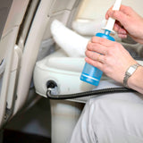 Carvallo-resesäng Luftolino | Integrerad pump & kantskydd | Uppblåsbar & kompakt | 80×50 cm Carvallo