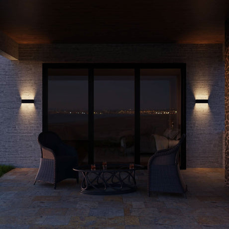 Utomhus LED Vägglampa Modern Rektangel Carvallo