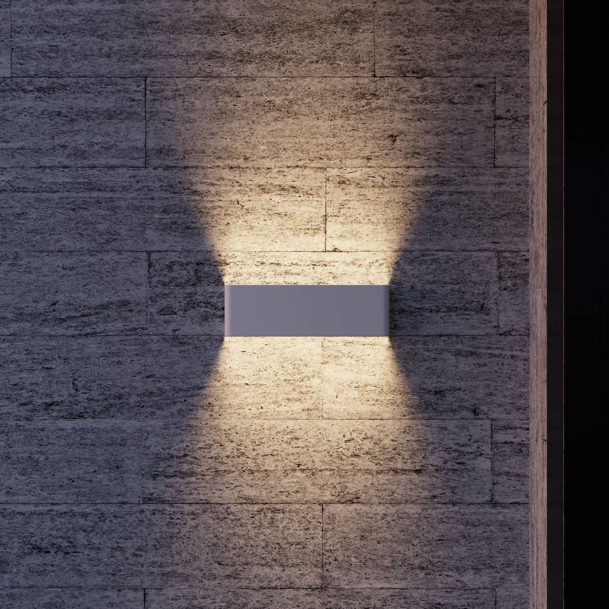 Utomhus LED Vägglampa Modern Rektangel Carvallo