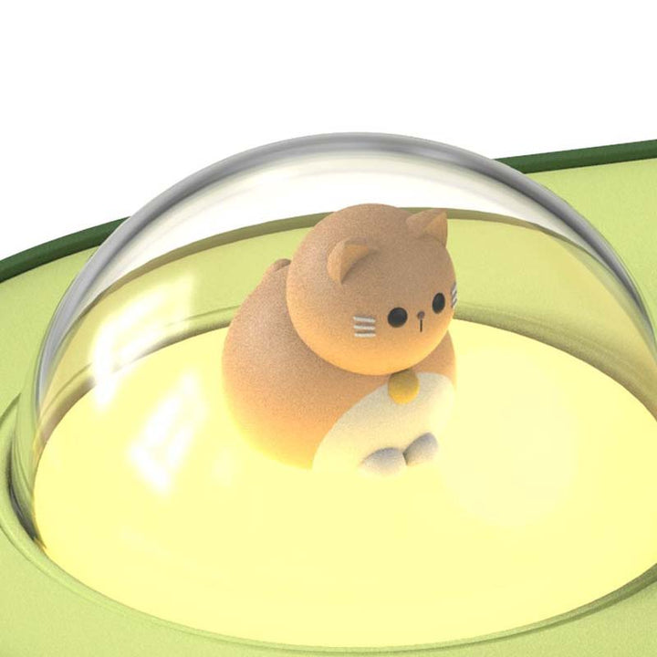 Avokado Luftfuktare Med Nattljus Carvallo