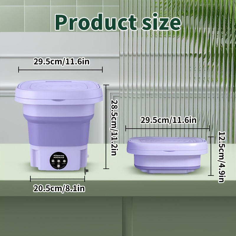 FlexiWash Fällbar Tvättmaskin – Praktisk och Platsbesparande Carvallo