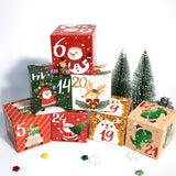 Presentlådor Jul Adventskalender Set Carvallo