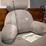 Plush Sängkudde med Ryggstöd - Mjuk Ländryggsstöd för Säng och Soffa, Fyra Säsonger Carvallo