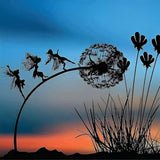 Metall-Dandeljon – Dekorativ, Filigran Fe-dekoration för Trädgård Carvallo