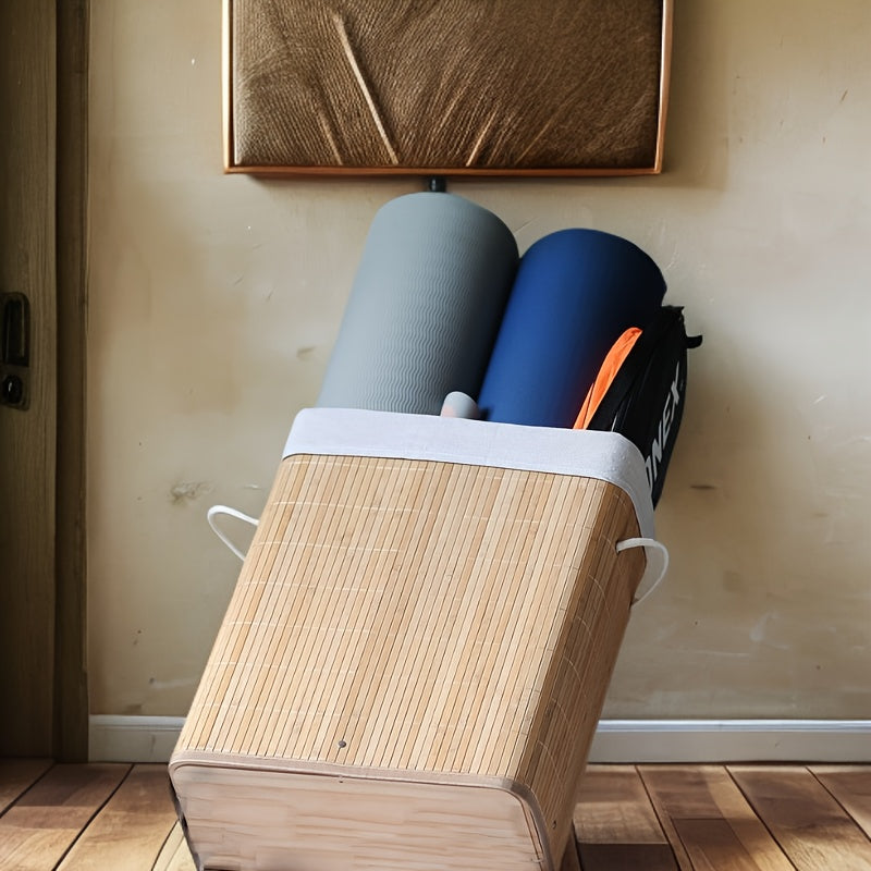 Bambu Vävd Förvaringskorg - Hållbar och Praktisk för Varje Rum Carvallo