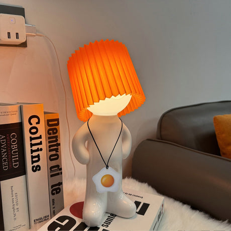 GlowCraft - Dimbar Akryl Bordslampa med LED-belysning och Tryckknappskontroll Carvallo