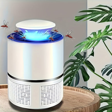 USB Tyst Mygglampa – Automatisk Insektsfångare med Blått Ljus Carvallo