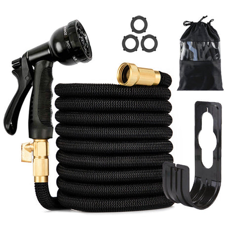 30m Expandbar Trädgårdsslang | Anti-Kink, Trasselfri & Ultra Hållbar för Stora Trädgårdar och Utomhusbruk Carvallo