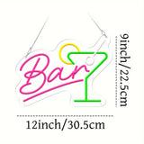 Dimmbar LED Neon Bar Skylt – USB Driven med Dimmer Carvallo