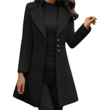 Janna Coat - Moderikt kvinnors vinterrock med långa ärmar Carvallo
