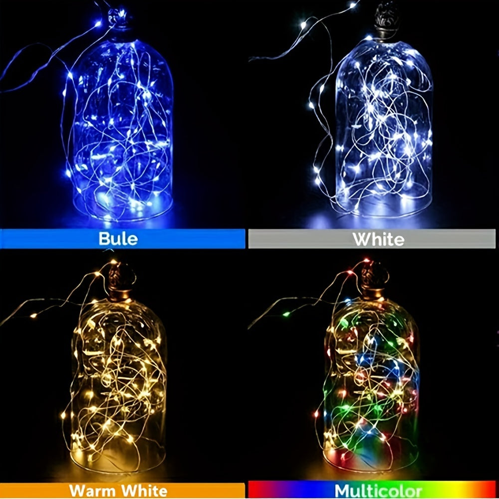 TwinkleWire - USB LED Koppartråd Ljuslina, Flerfärgad Dekoration Carvallo