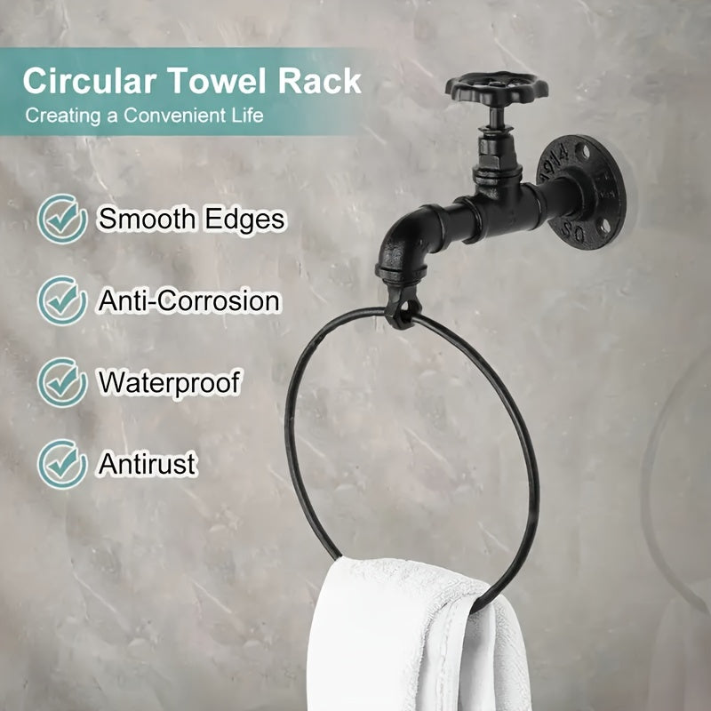 Industriell Handdukshängare - För en Rustik Inredning Carvallo