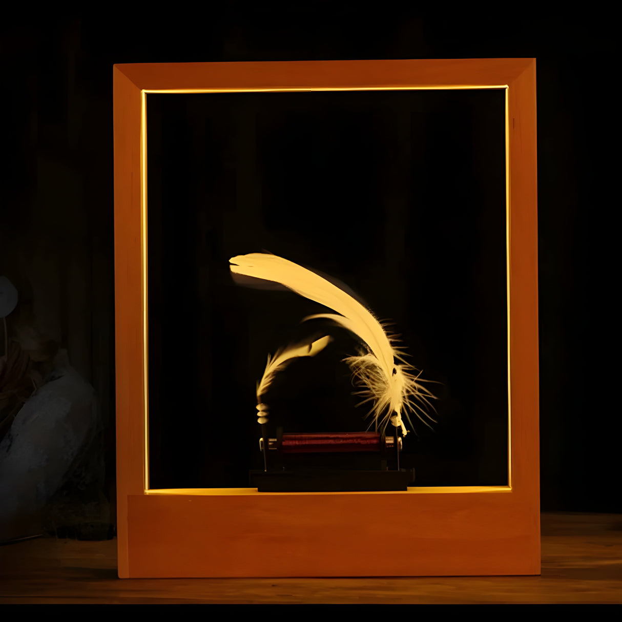 MagicDrift Lampa – 3D LED Nattljus i slowmotion Carvallo