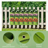 Filz växtpåse för vertikal väggmontering – Tredimensionell, icke-vävd växtpåse Carvallo