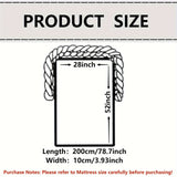 Handgjord Knapp Vloerkudde - Geometrisk Mönster, Tvättbar, 78-tum, Helårs Dekorativ Kuddfyllning med Polyester Carvallo