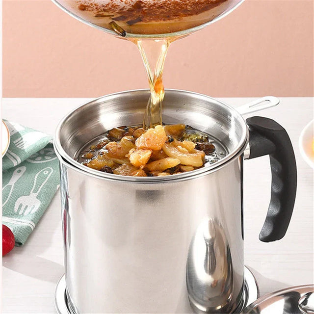 PurePour Oljesil – Enkelt och säkert filtrering av olja för hälsosammare matlagning Carvallo