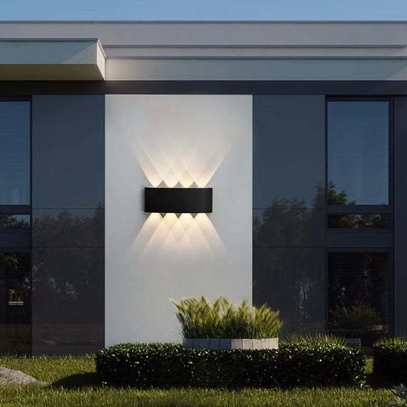 Vägglampa Modern Vit LED Vattentålig Lampa Carvallo