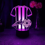 SportLamp - 3D LED Nattlampa för Fotbollsfans Carvallo