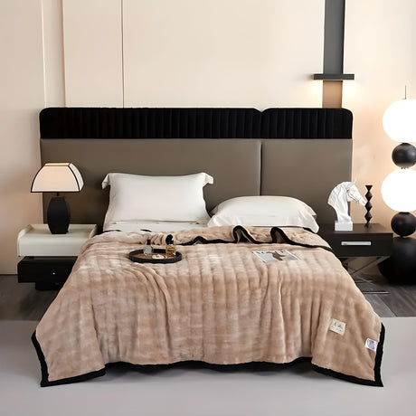 SoftSerenity Sängkläder Set - Lyxig Kaninfäll Plyschfilt Carvallo