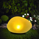 Luminösa trädgårdsstenar med färgbyte – Dekorativa LED stenlampor för utomhus och trädgård Carvallo