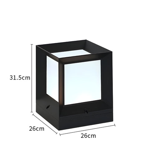 GroveGlow Light - Avslappnad LED-utomhuspelarlampa Carvallo