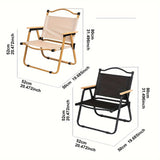 Carvallo RelaxaFold | Justerbart ryggstöd | Fällbar & Lätt | Aluminiumram & Oxford-säte Carvallo