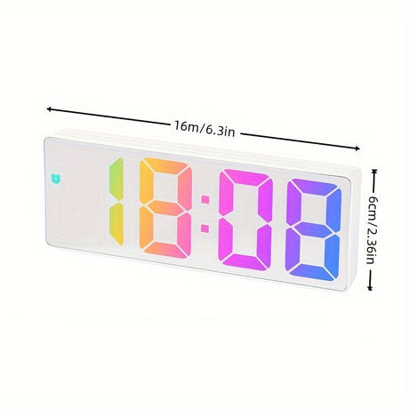 Färgglad LED Digital Klocka - För en Glad Start på Din Dag Carvallo