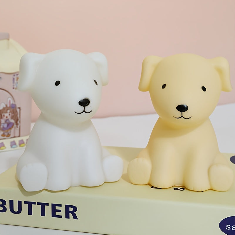 PuppyGlow - Söt Tecknad Hundlampa med Varmt Ljus för Rumsinredning Carvallo