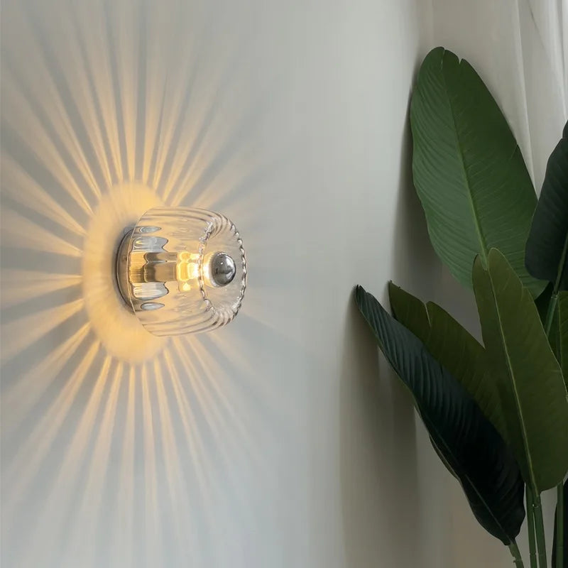Arkitektur-inspirerad LED-vägglampa Carvallo