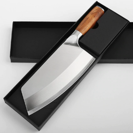 Köttyxa i Rostfritt Stål – Cleaver Kockkniv för Kök & Styckning Hemnix