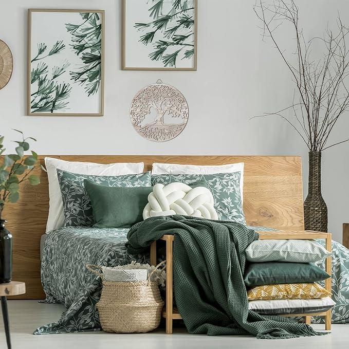 Livets Träd Träkonst - Hängande Trä Yggdrasil Väggdekoration Carvallo