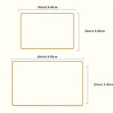 Modern Abstract Badmatta | Mjuk Mikrofiber Absorberande | Snabbtorkande | Halkfri | Brick by Brick Carvallo