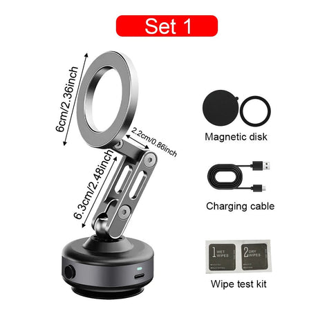 360° Rotation Vacuum Magnetic Car Phone Holder Carvallo