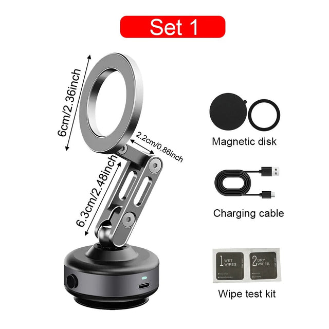 360° Rotation Vacuum Magnetic Car Phone Holder Carvallo
