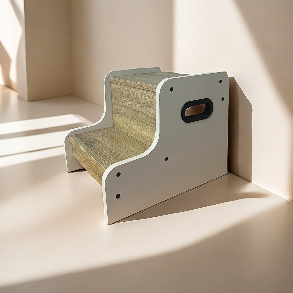 Rustik Trä Stapelbar Pall - För Bekvämlighet och Säkerhet Carvallo