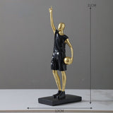 Basketbollspelare Heminredning Ornament för Sportentusiaster Carvallo