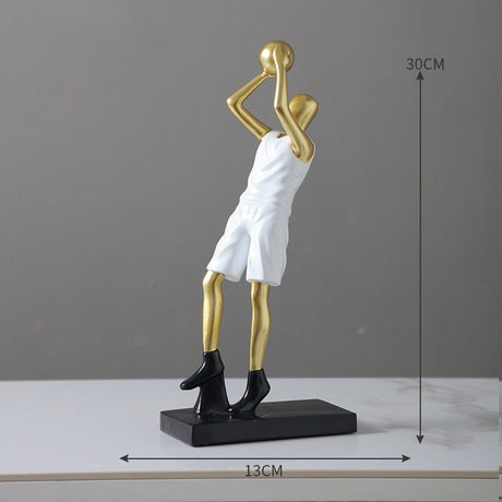 Basketbollspelare Heminredning Ornament för Sportentusiaster Carvallo