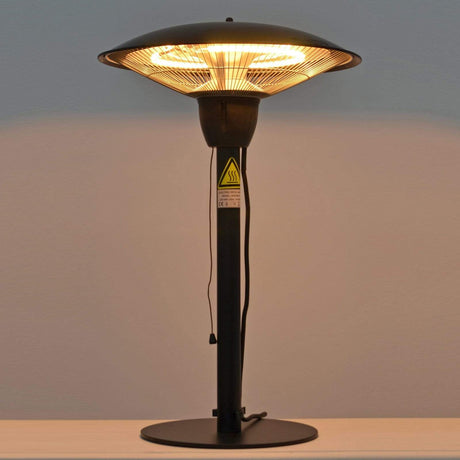 Elektrisk Terrassvärmare med Borddesign Carvallo