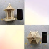 SkyPerch Bo free - Målningsbar trä hängande fågelhus Carvallo