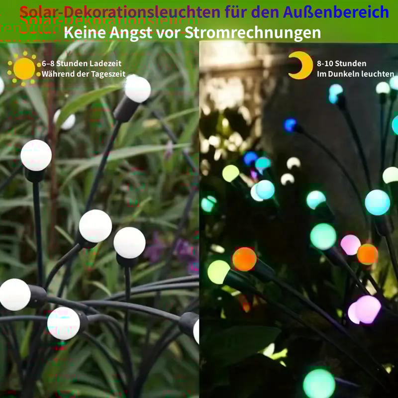 SunTwinkle – Solcellsdrivna eldfluge-lampor för trädgården Carvallo