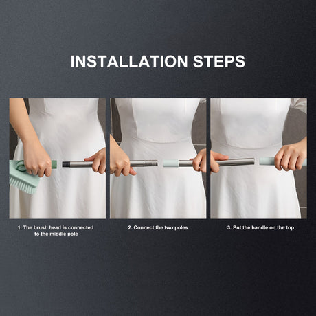 Golvborste med förlängningshandtag – Effektiv och ergonomisk rengöring utan ansträngning Carvallo