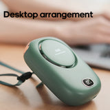 Carvallo Nackventilator BreezyLoop | USB-laddning | 3 hastigheter | 2000 mAh batteri | Handsfree-kylning Carvallo