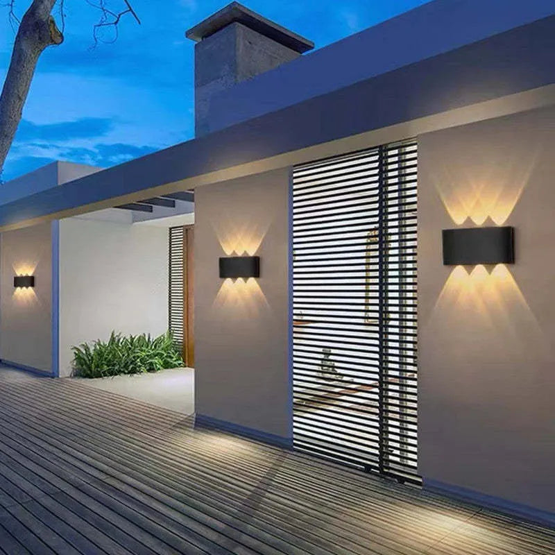 Vägglampa Modern Vit LED Vattentålig Lampa Carvallo